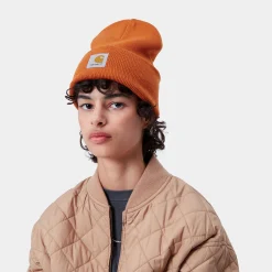 Accessoires|Accessoires>Carhartt WIP Acrylic Watch Hat Turmeric