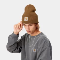 Accessoires|Accessoires>Carhartt WIP Acrylic Watch Hat Hamilton Brown