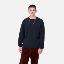 Strick>Carhartt WIP Alten Sweater Air Force Blue Heather