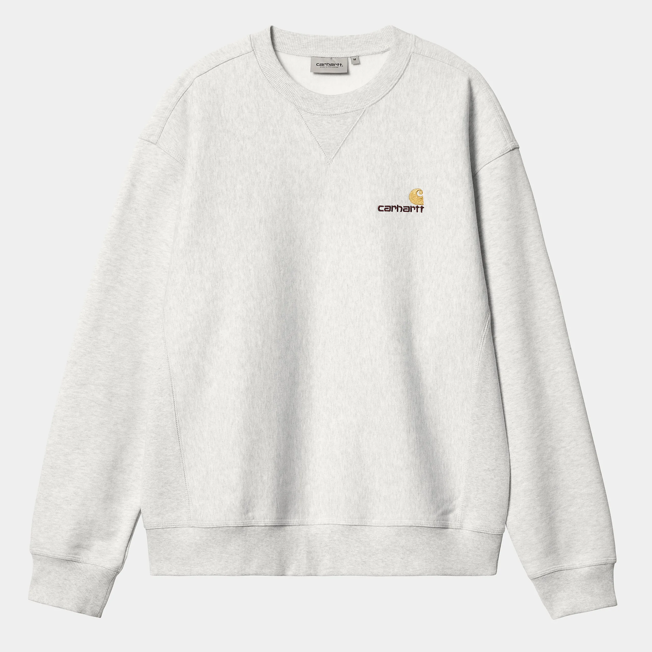Sweats>Carhartt WIP American Script Sweatshirt Ash Heather