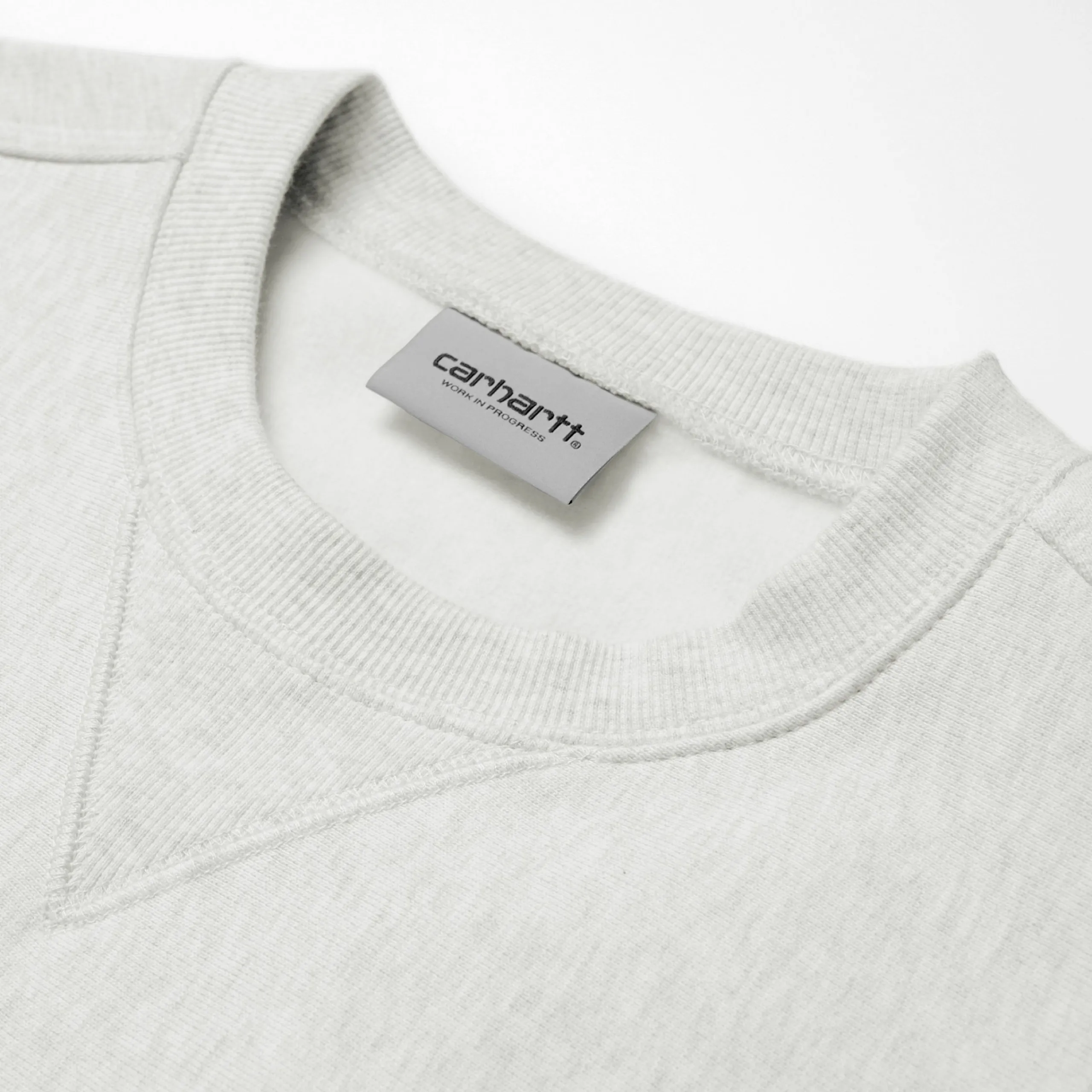 Sweats>Carhartt WIP American Script Sweatshirt Ash Heather
