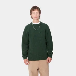 Strick>Carhartt WIP Anglistic Sweater Speckled Sycamore Tree