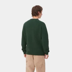 Strick>Carhartt WIP Anglistic Sweater Speckled Sycamore Tree