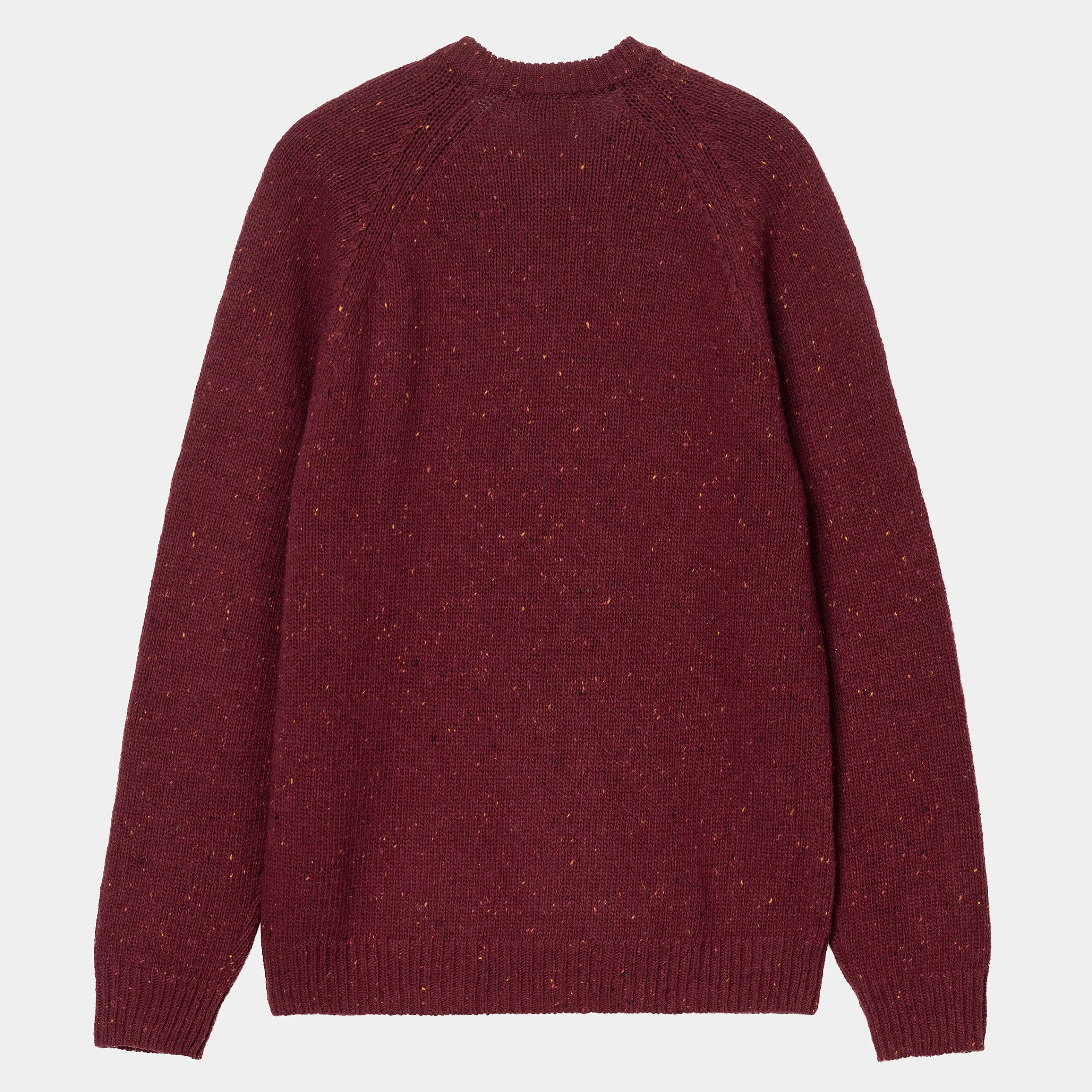 Strick>Carhartt WIP Anglistic Sweater Speckled Malbec