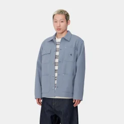 Jacken & Mäntel>Carhartt WIP Artificial Suede Michigan Coat Dove Grey