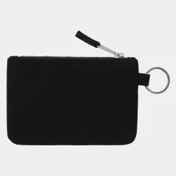 Accessoires|Accessoires>Carhartt WIP Artificial Suede Zip Wallet Black