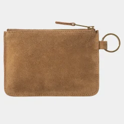 Accessoires|Accessoires>Carhartt WIP Artificial Suede Zip Wallet Hamilton Brown