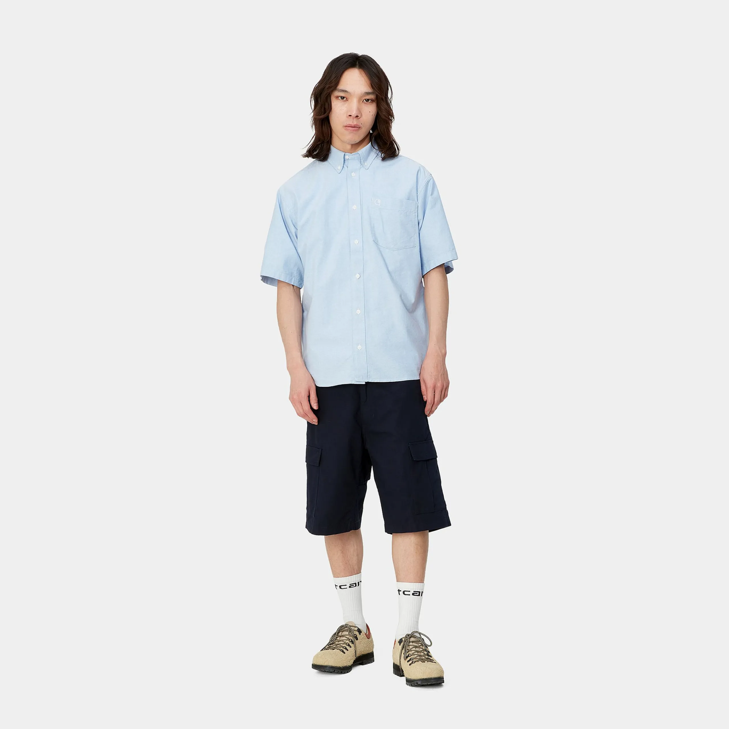 Shorts & Badehosen>Carhartt WIP Aviation Short Dark Navy