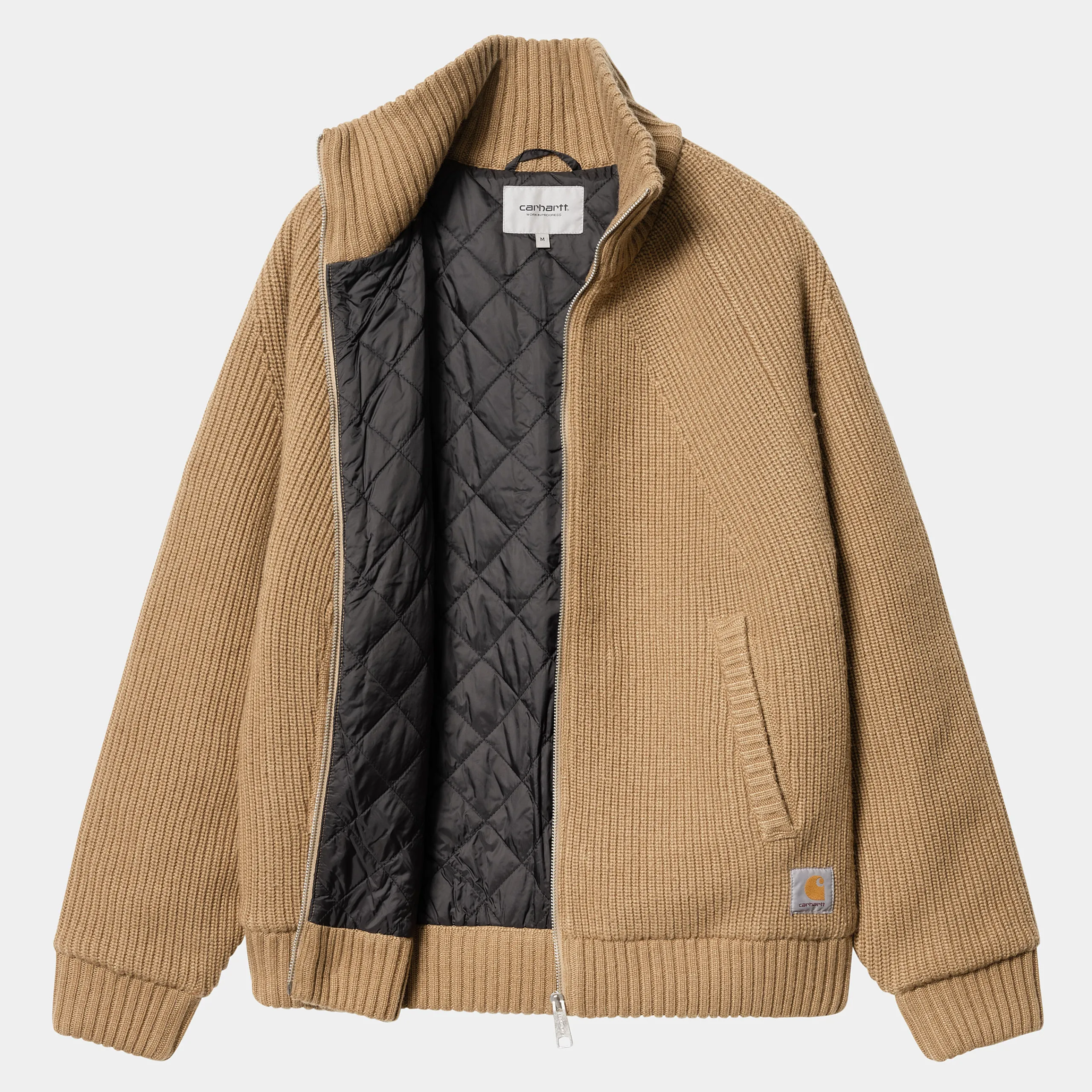 Strick>Carhartt WIP Banley Sweater Jacket Peanut