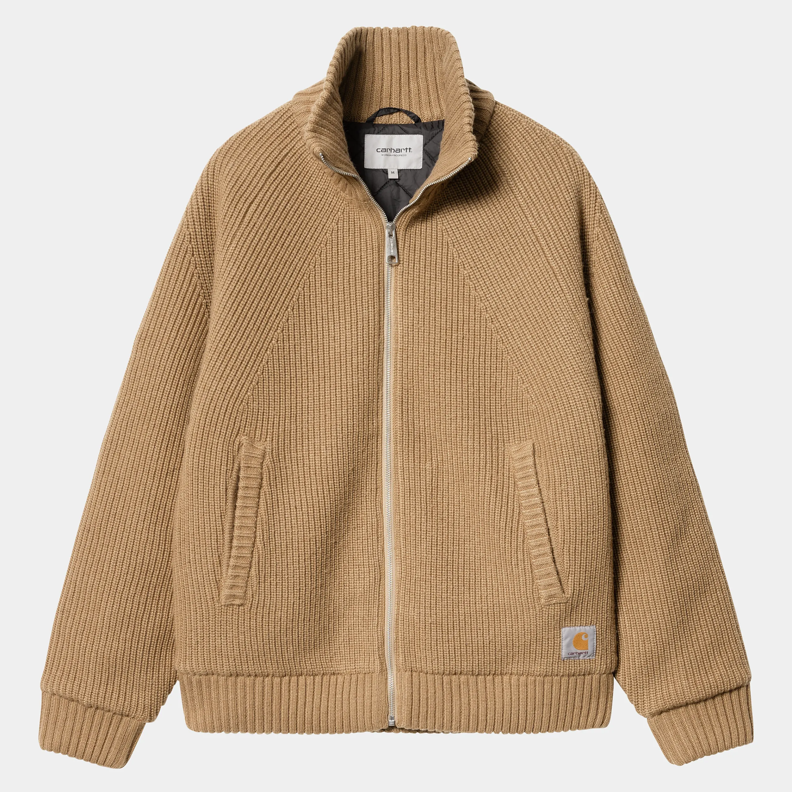 Strick>Carhartt WIP Banley Sweater Jacket Peanut