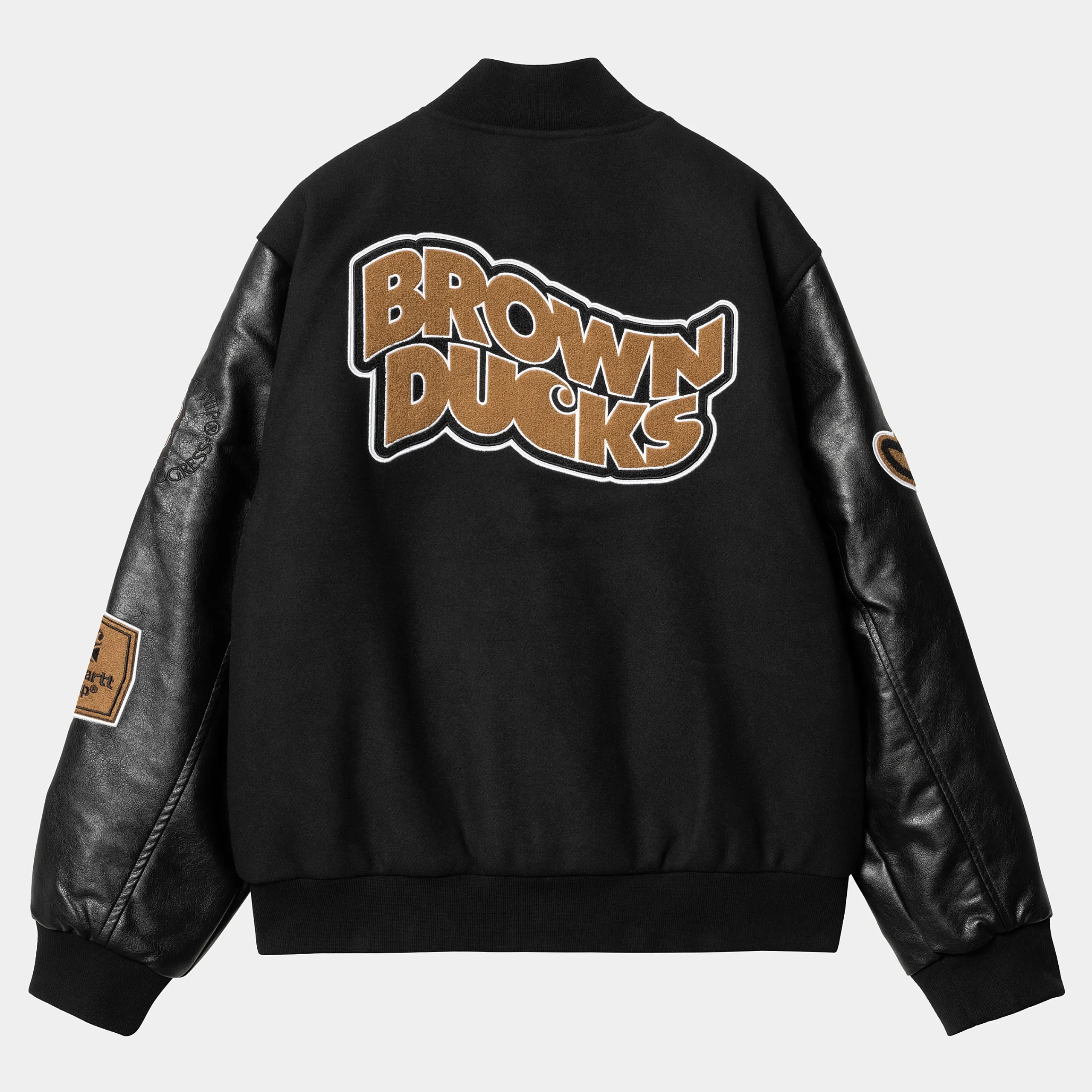 Jacken & Mäntel>Carhartt WIP Brown Ducks Bomber Black / Black
