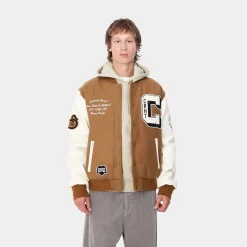 Jacken & Mäntel>Carhartt WIP Brown Ducks Bomber Hamilton Brown / Wax