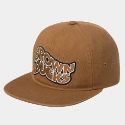 Caps & Bucket Hats|Accessoires>Carhartt WIP Brown Ducks Cap Hamilton Brown
