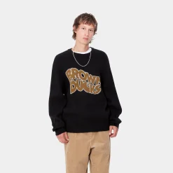 Strick>Carhartt WIP Brown Ducks Sweater Black