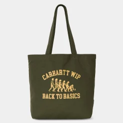 Accessoires|Accessoires>Carhartt WIP Canvas Graphic Tote Basics Print, Office Green