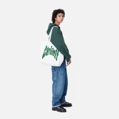 Accessoires|Accessoires>Carhartt WIP Canvas Graphic Tote Goo Print, Wax