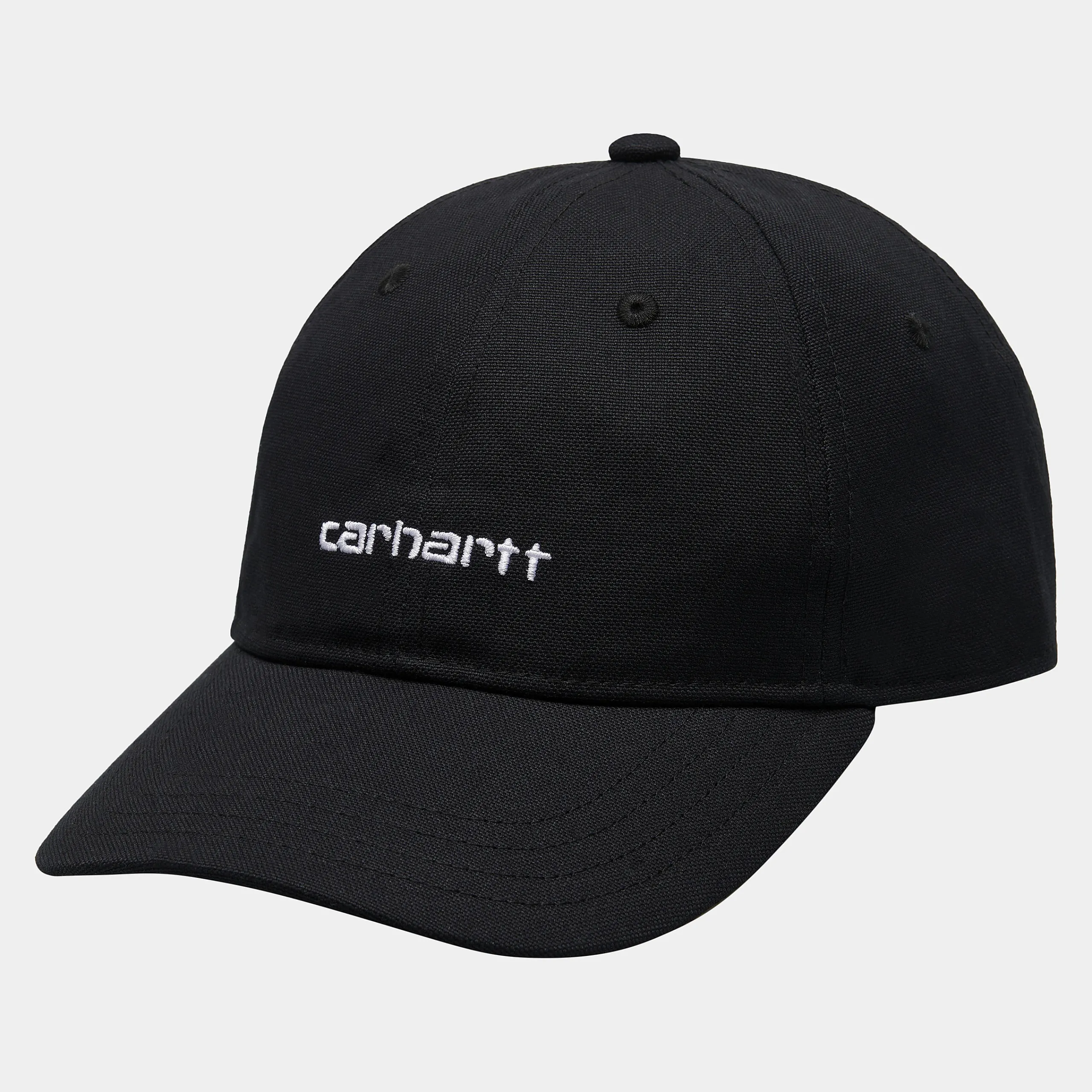 Accessoires|Accessoires>Carhartt WIP Canvas Script Cap Black / White