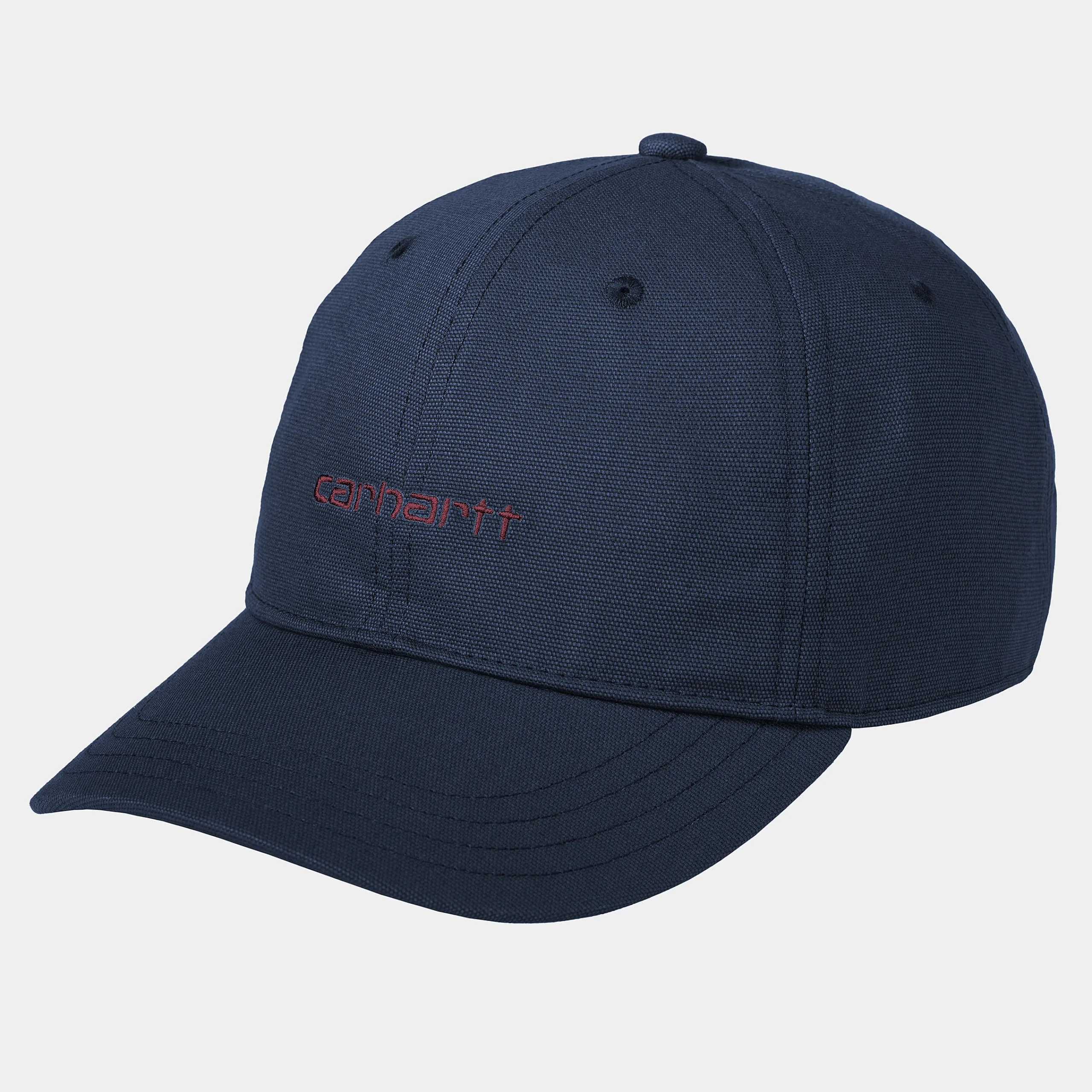 Accessoires|Accessoires>Carhartt WIP Canvas Script Cap Air Force Blue / Malbec