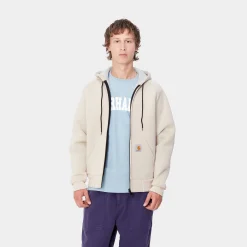 Jacken & Mäntel|Sweats>Carhartt WIP Car-Lux Hooded Jacket Moonbeam / Grey