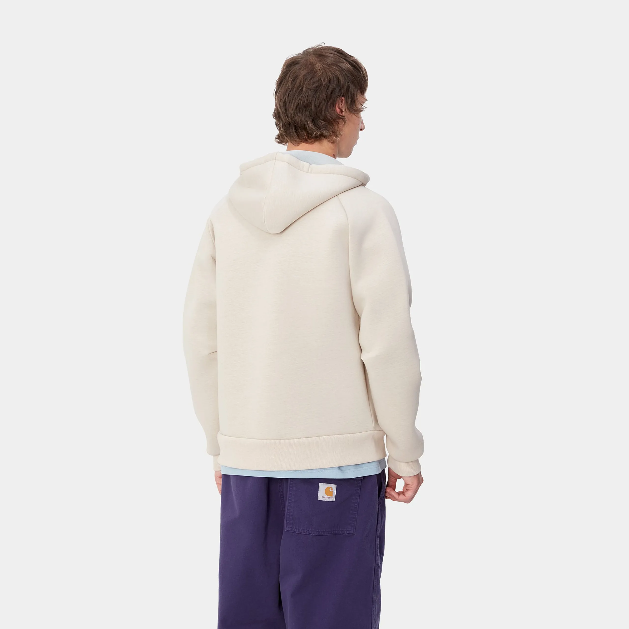 Jacken & Mäntel|Sweats>Carhartt WIP Car-Lux Hooded Jacket Moonbeam / Grey