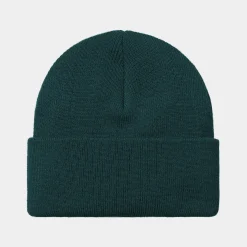 Accessoires|Accessoires>Carhartt WIP Chase Beanie Duck Blue / Gold