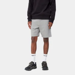Sweats|Shorts & Badehosen>Carhartt WIP Chase Sweat Short Grey Heather / Gold