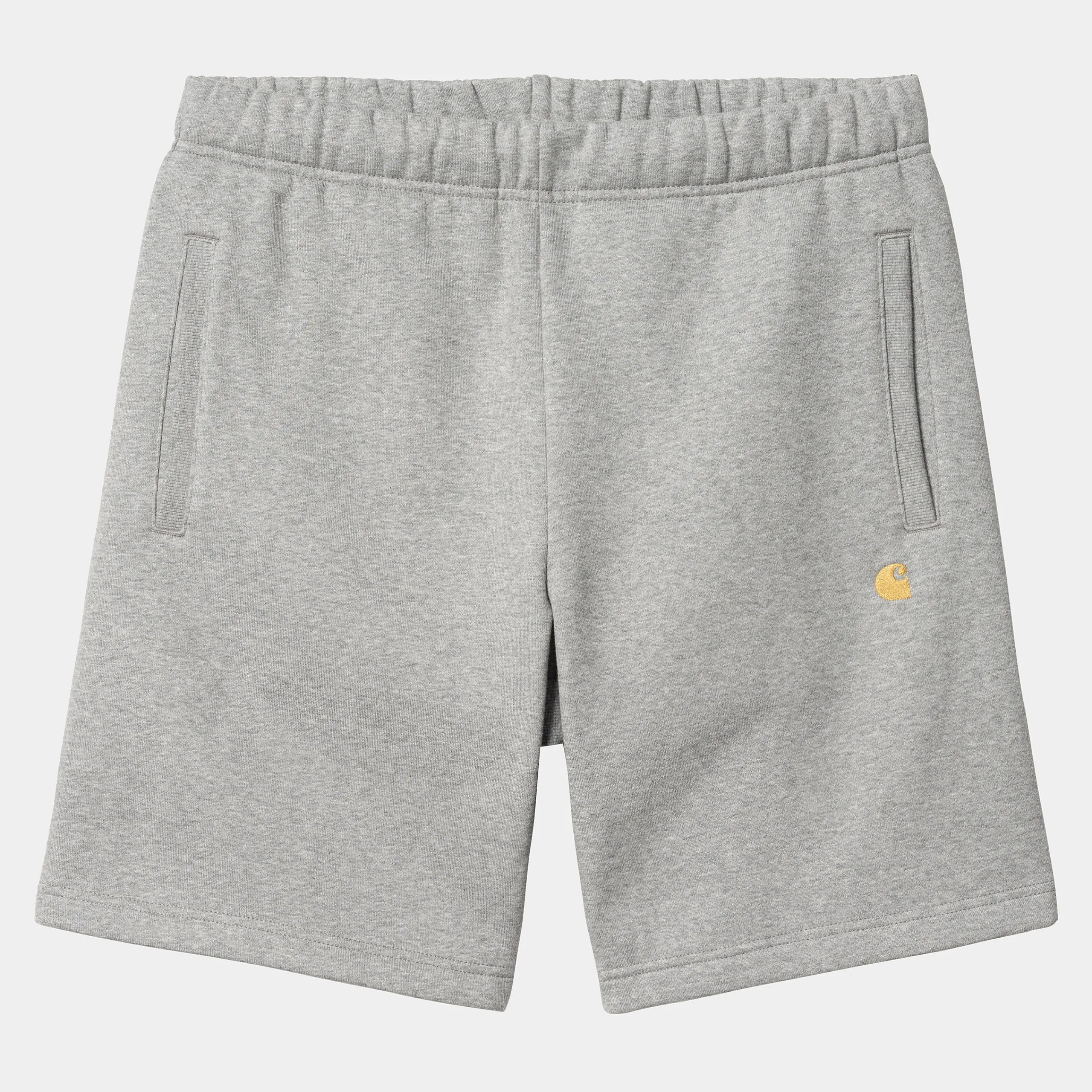 Sweats|Shorts & Badehosen>Carhartt WIP Chase Sweat Short Grey Heather / Gold