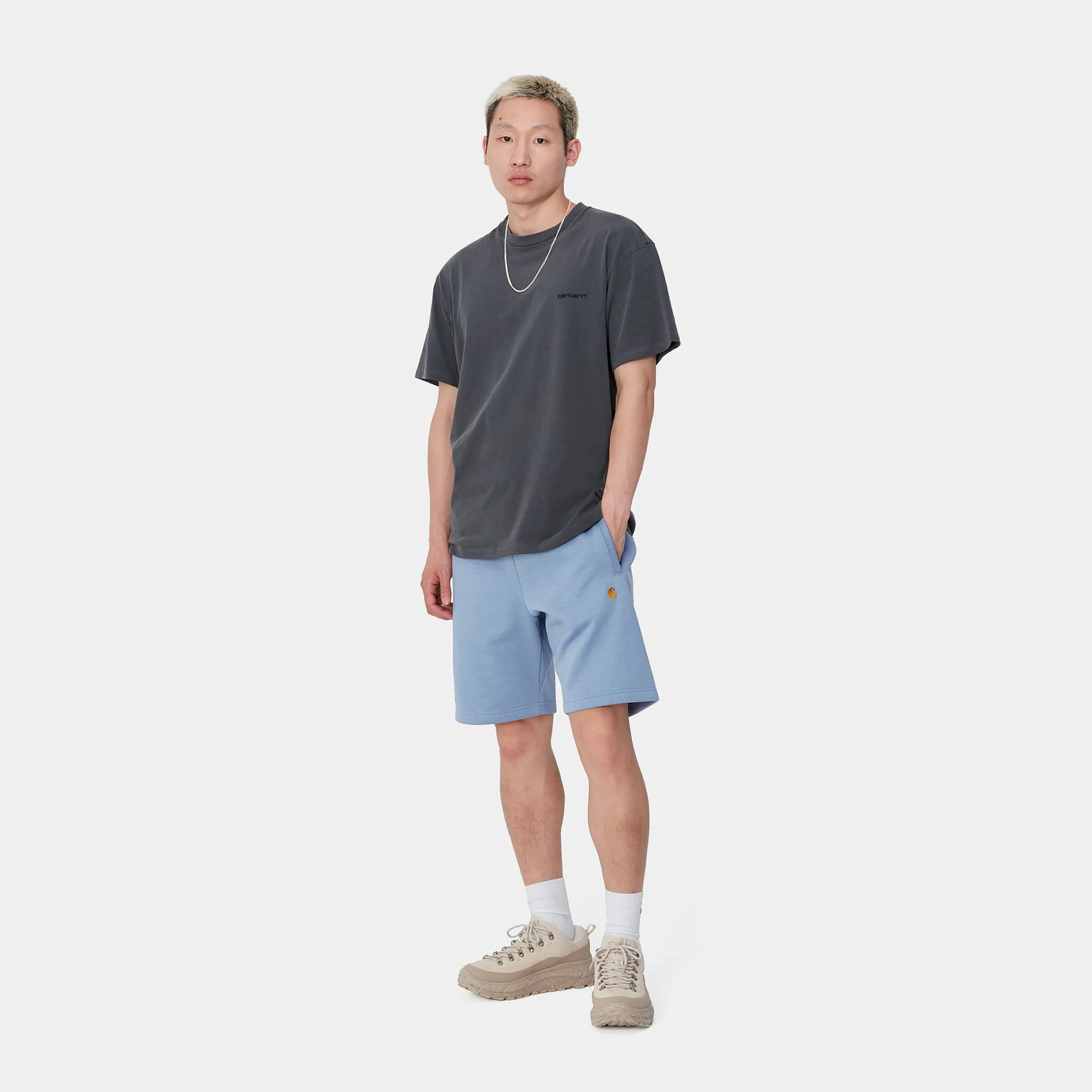 Sweats|Shorts & Badehosen>Carhartt WIP Chase Sweat Short Charm Blue / Gold