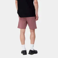 Sweats|Shorts & Badehosen>Carhartt WIP Chase Sweat Short Dusty Fuchsia / Gold