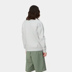 Sweats>Carhartt WIP Chase Sweatshirt Ash Heather / Gold