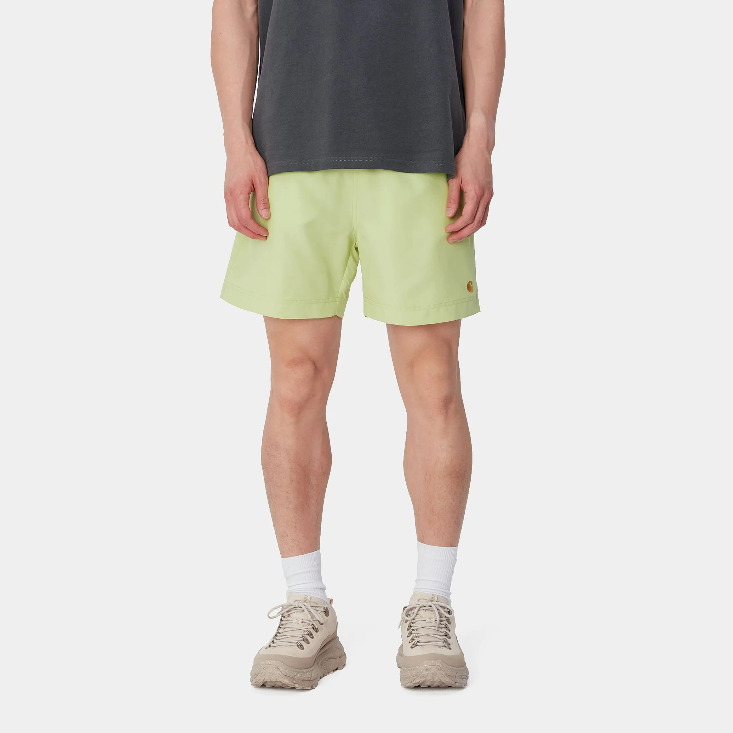 Shorts & Badehosen>Carhartt WIP Chase Swim Trunk Arctic Lime / Gold