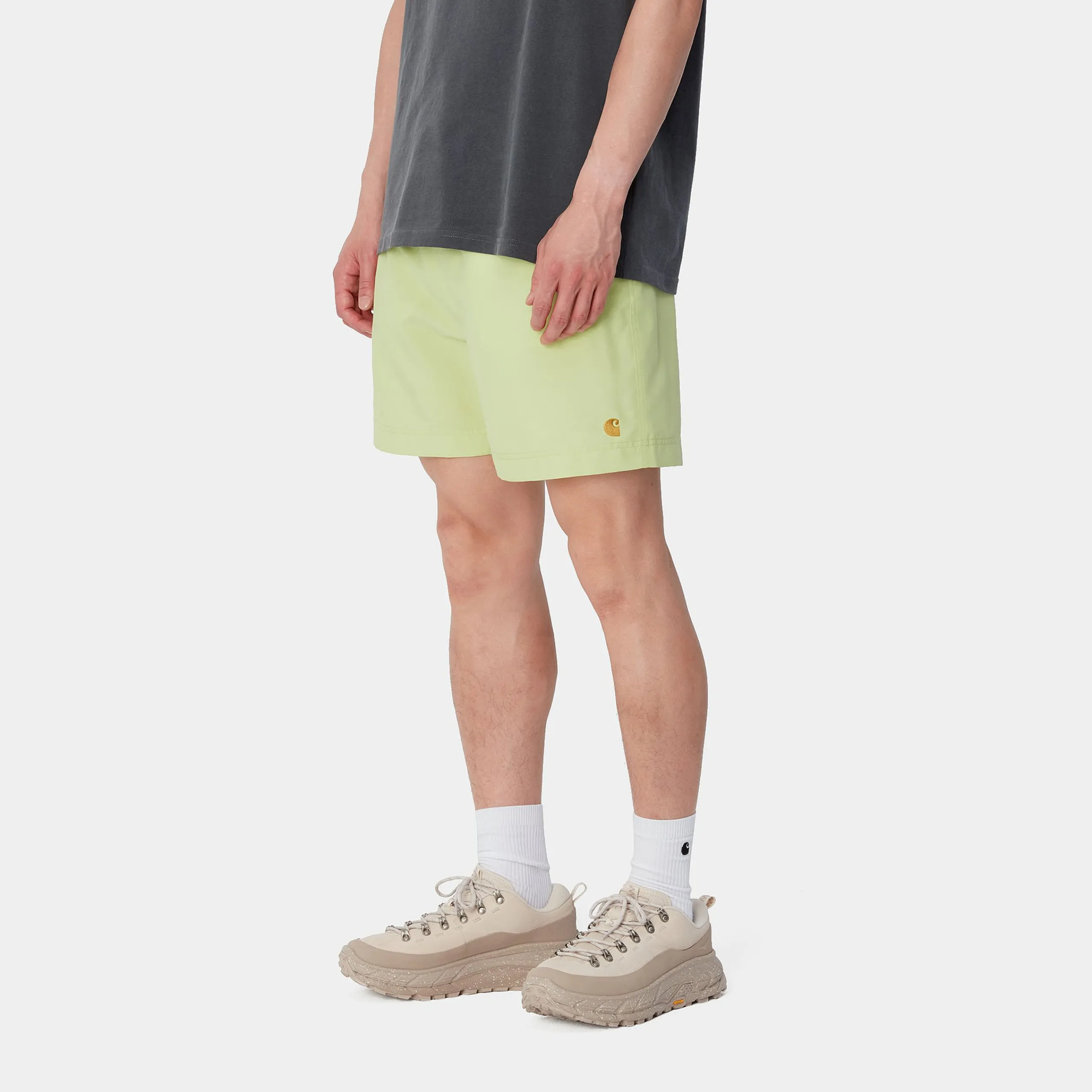 Shorts & Badehosen>Carhartt WIP Chase Swim Trunk Arctic Lime / Gold