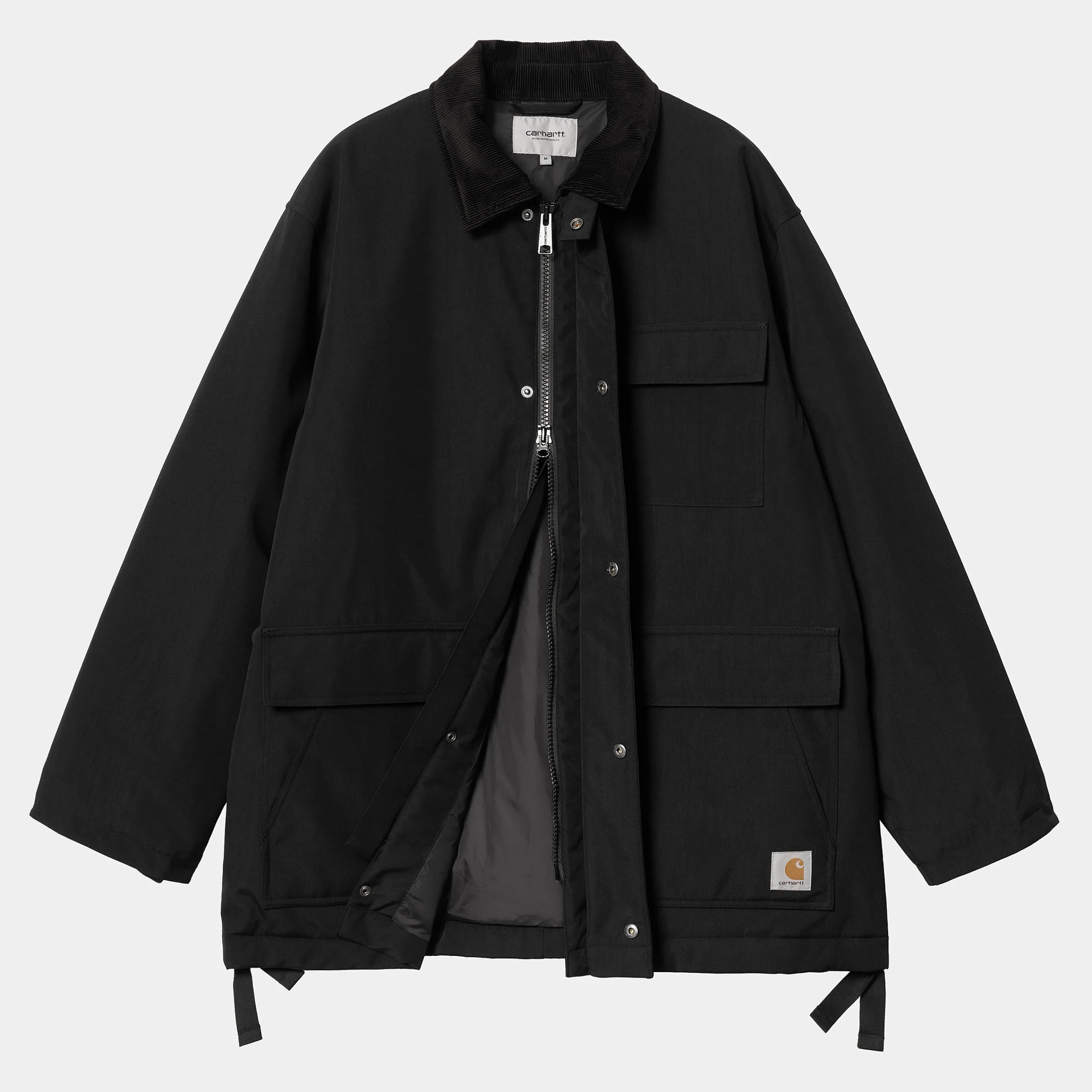 Jacken & Mäntel>Carhartt WIP Clarton Coat Black / Black