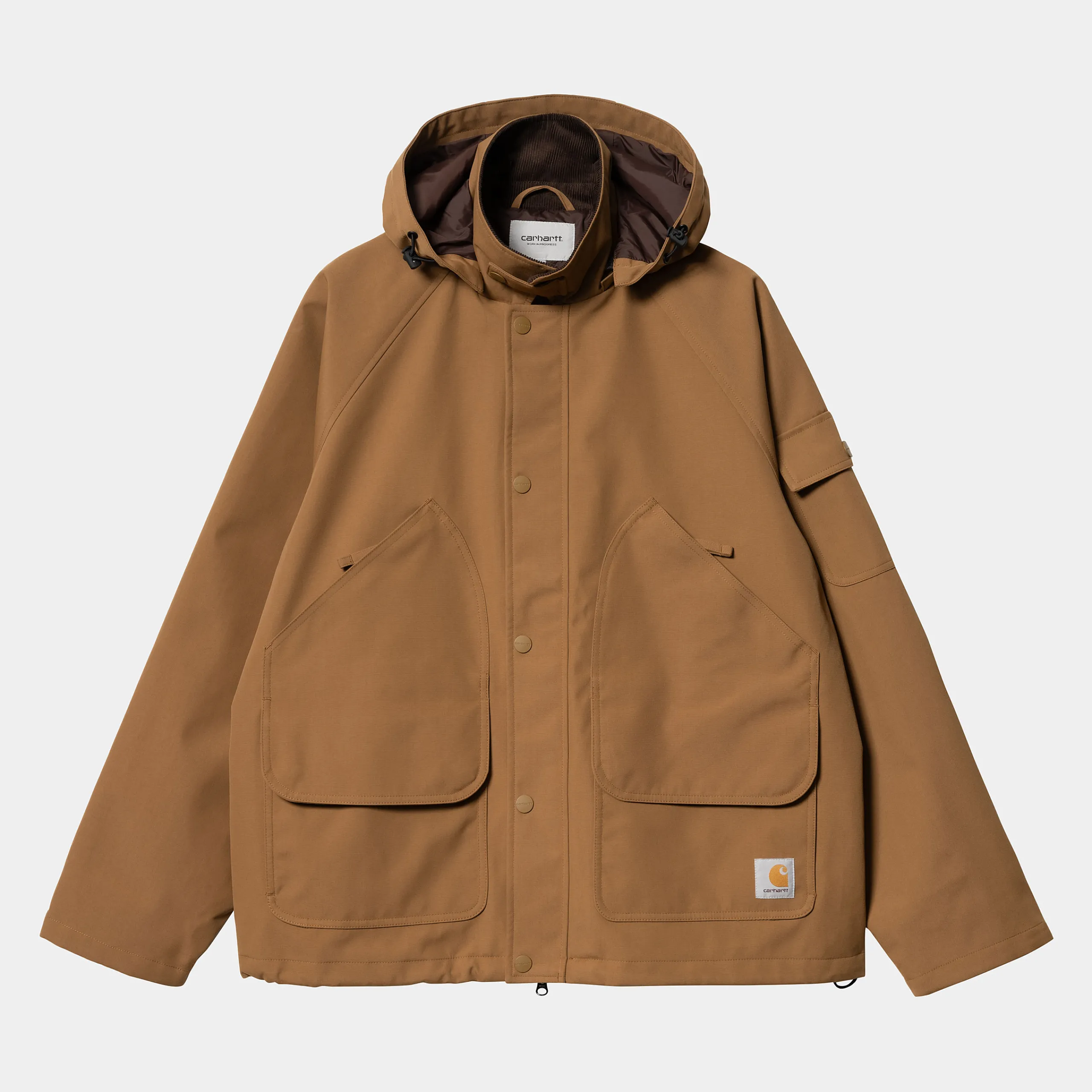 Jacken & Mäntel>Carhartt WIP Clarton Jacket Hamilton Brown / Tobacco