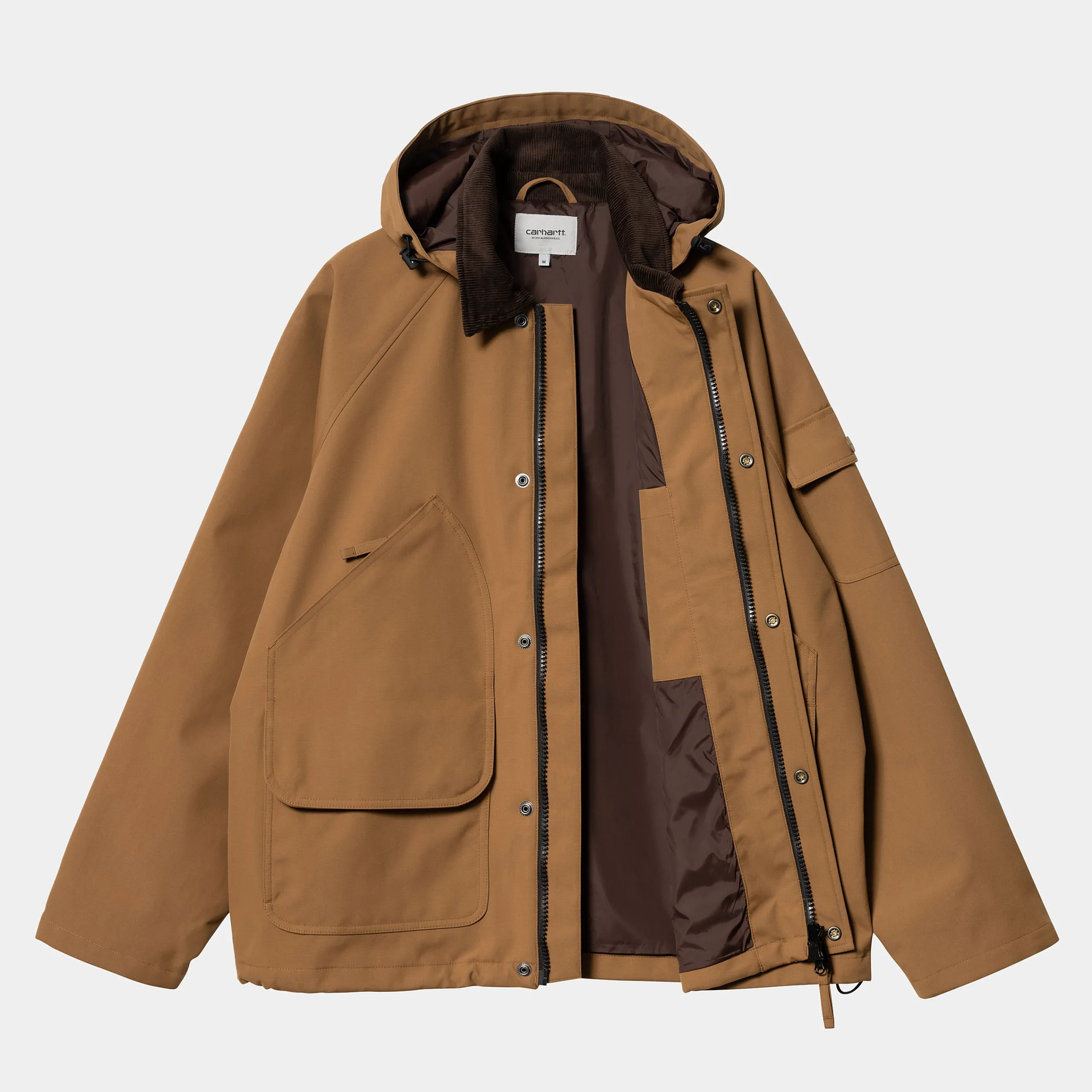Jacken & Mäntel>Carhartt WIP Clarton Jacket Hamilton Brown / Tobacco