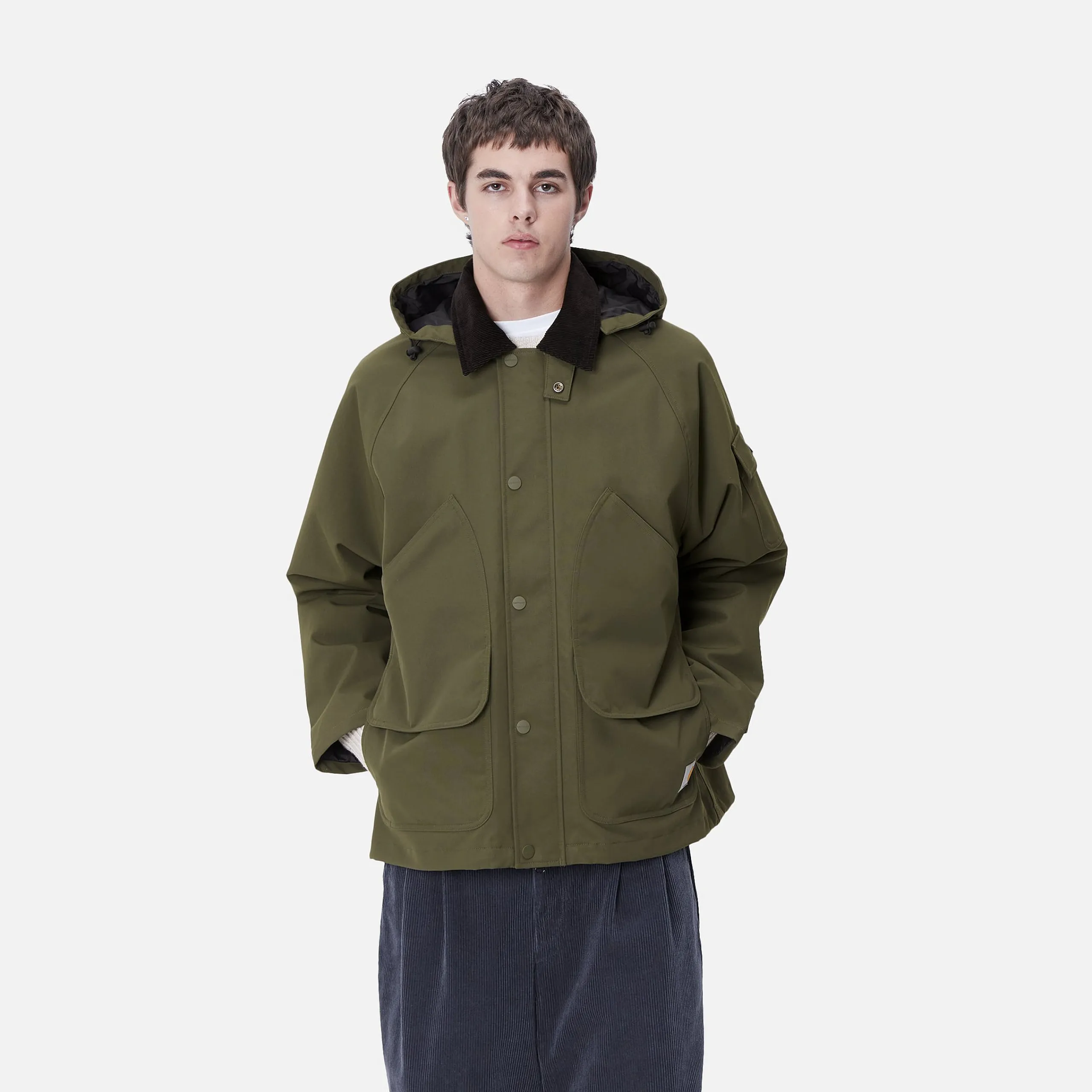 Jacken & Mäntel>Carhartt WIP Clarton Jacket Office Green / Black