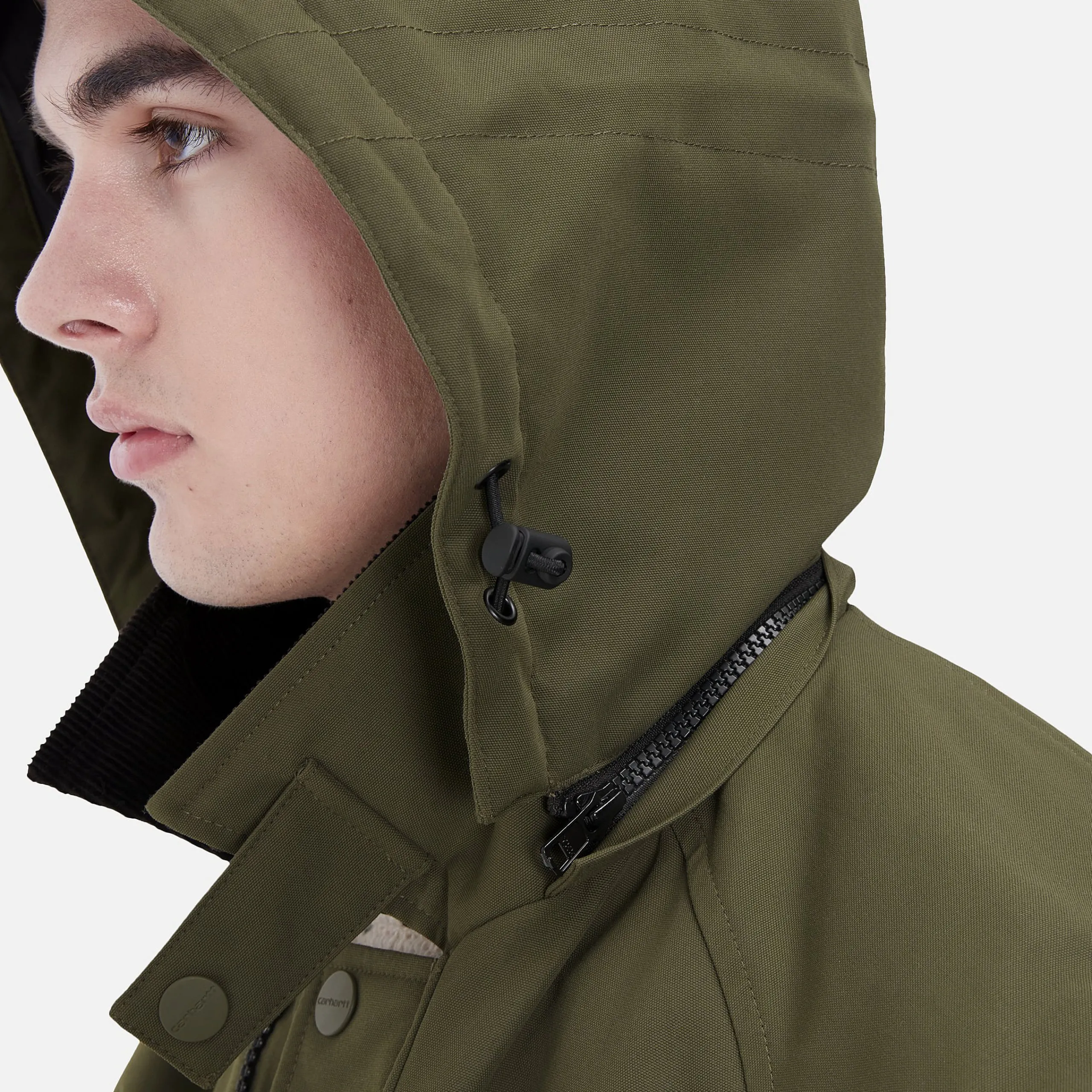 Jacken & Mäntel>Carhartt WIP Clarton Jacket Office Green / Black