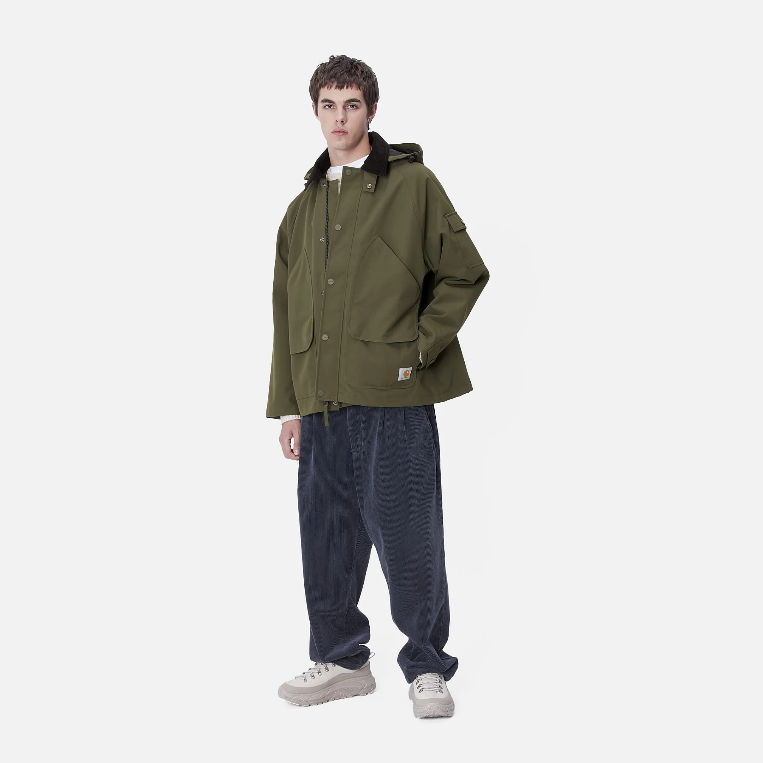 Jacken & Mäntel>Carhartt WIP Clarton Jacket Office Green / Black