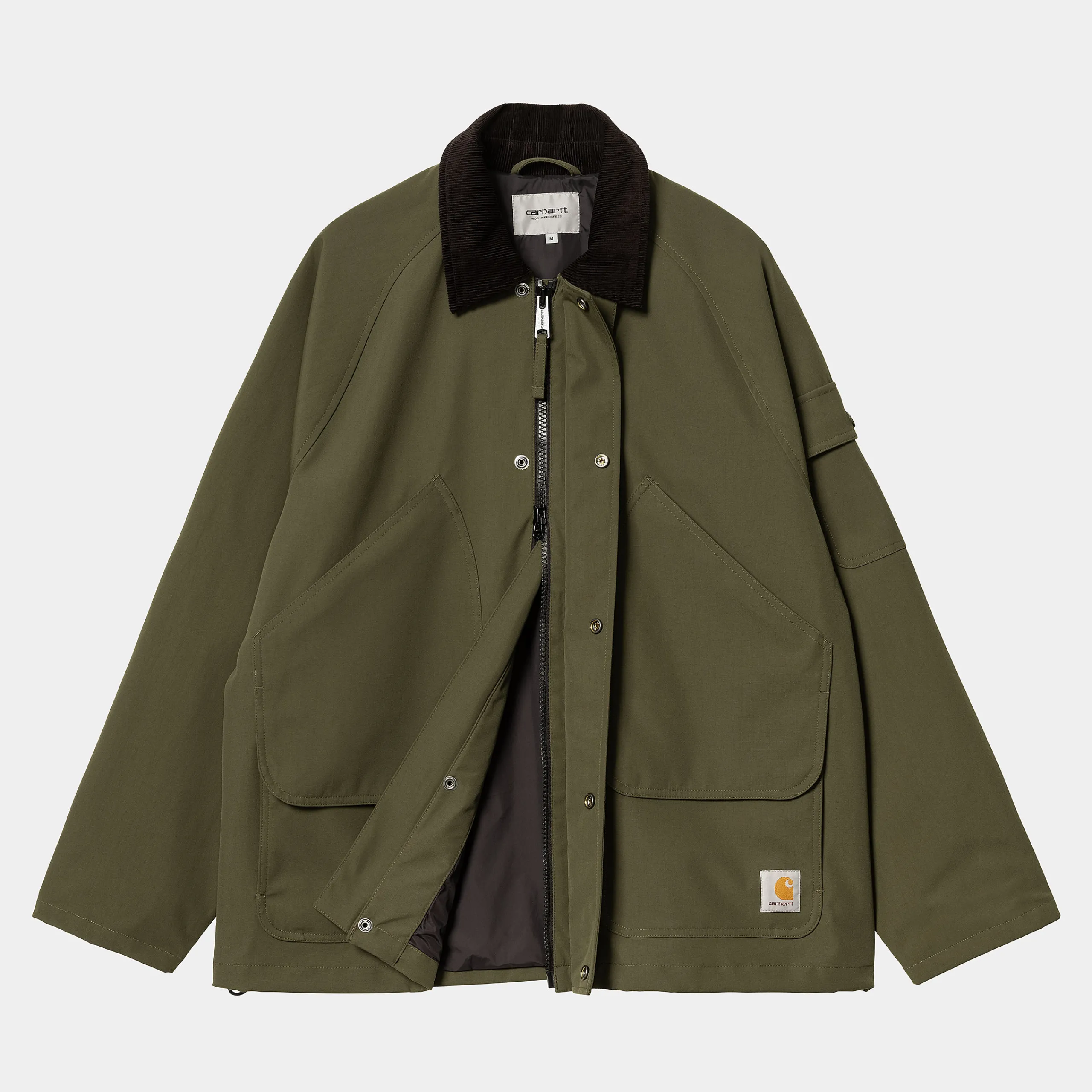 Jacken & Mäntel>Carhartt WIP Clarton Jacket Office Green / Black