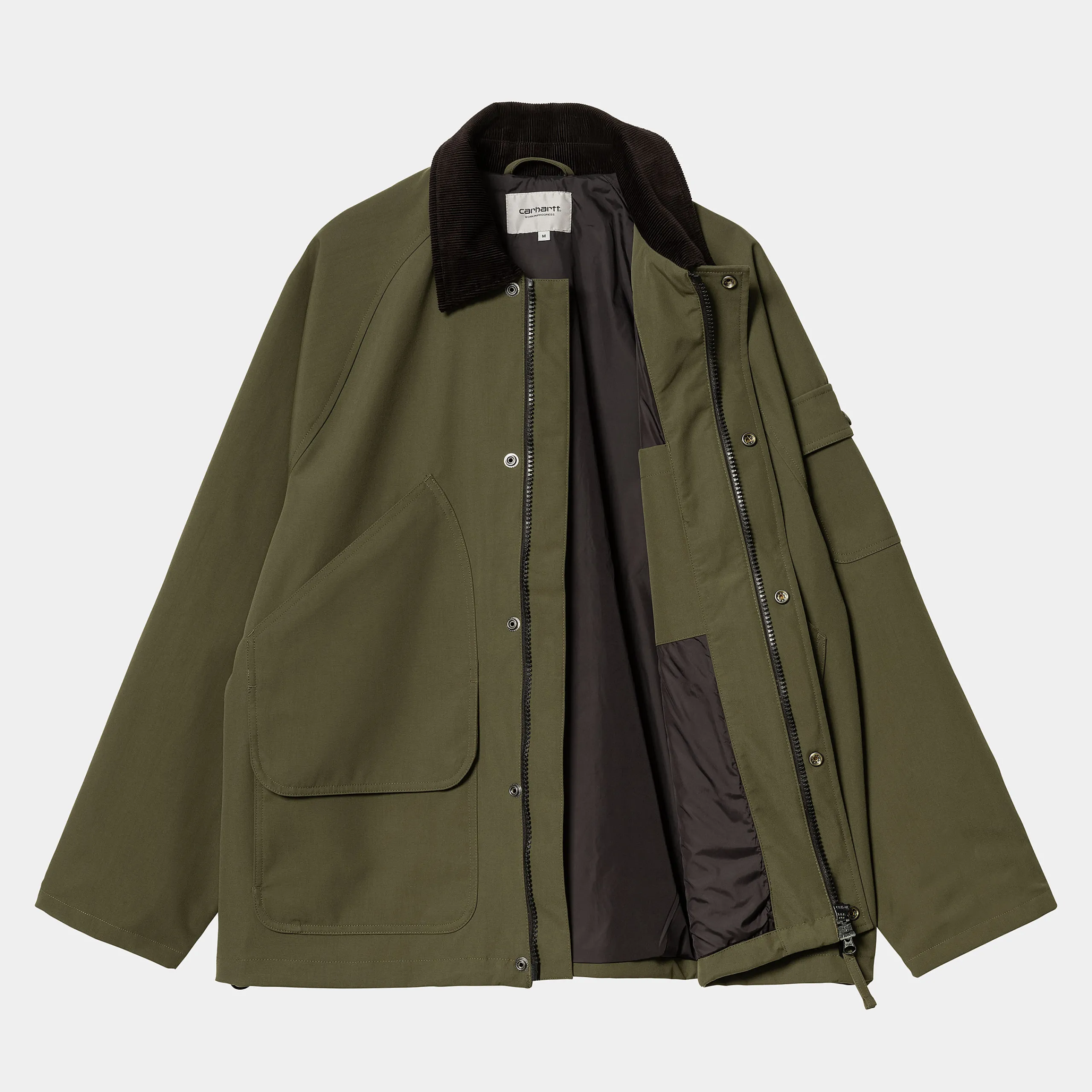 Jacken & Mäntel>Carhartt WIP Clarton Jacket Office Green / Black