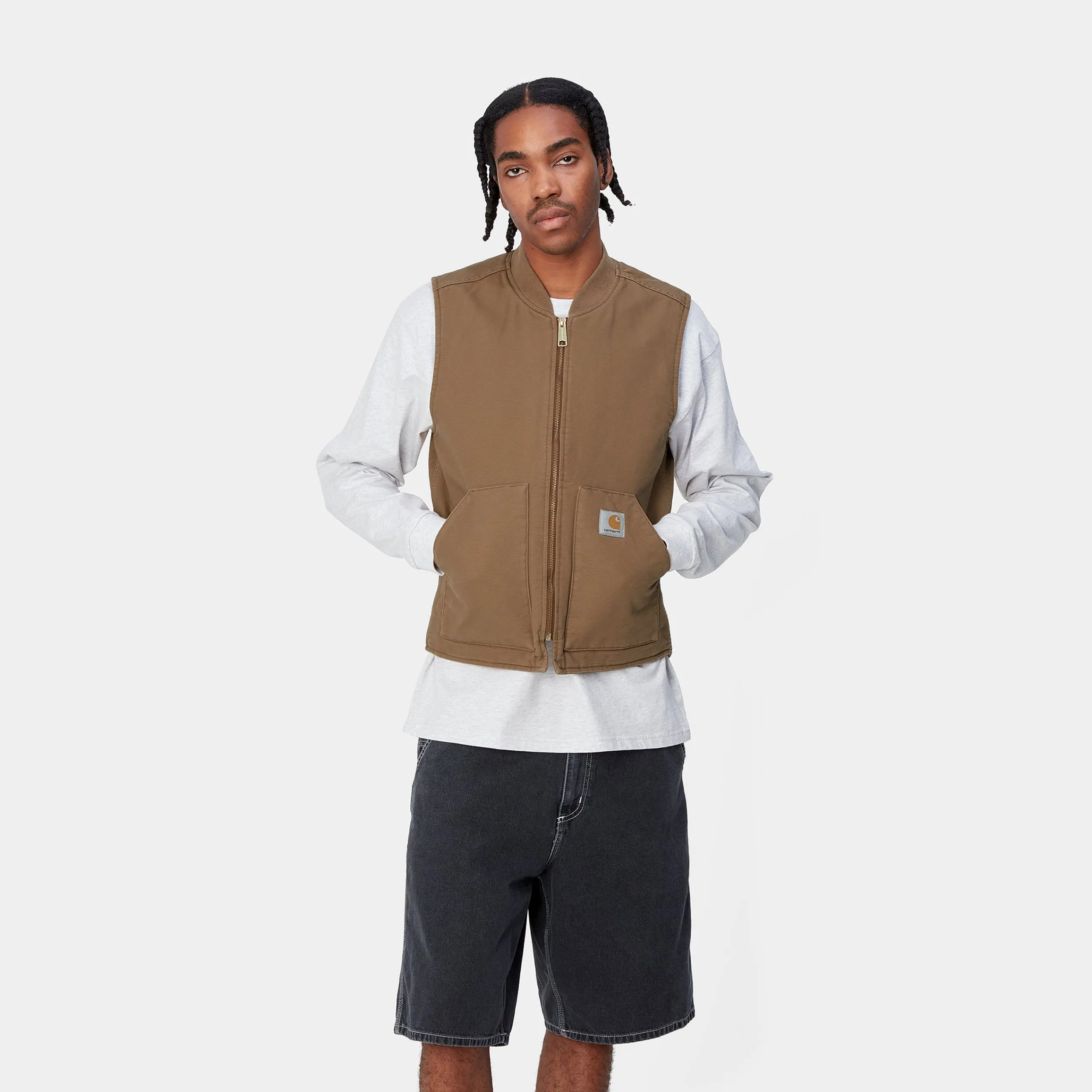Jacken & Mäntel>Carhartt WIP Classic Vest Hamilton Brown