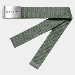 Accessoires|Accessoires>Carhartt WIP Clip Belt Chrome Park