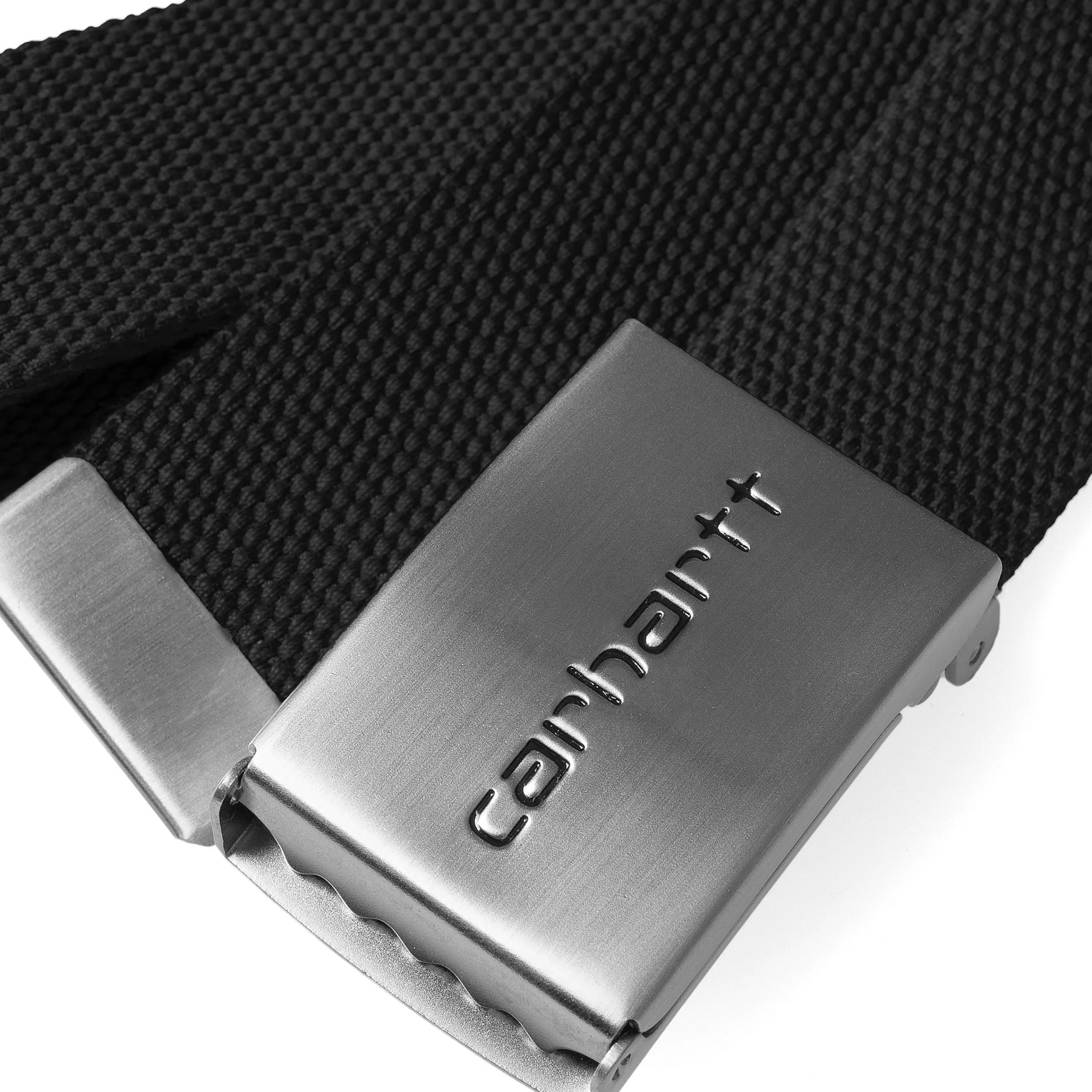Accessoires|Accessoires>Carhartt WIP Clip Belt Chrome Black