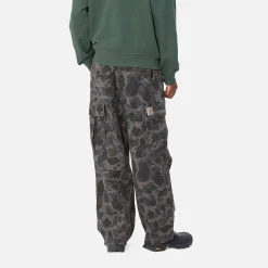 Hosen>Carhartt WIP Cole Cargo Pant Camo Duck, Grey