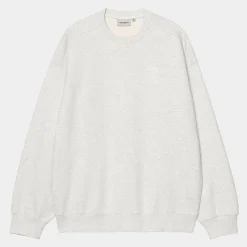 Sweats>Carhartt WIP Cross Screw Sweat Ash Heather / White