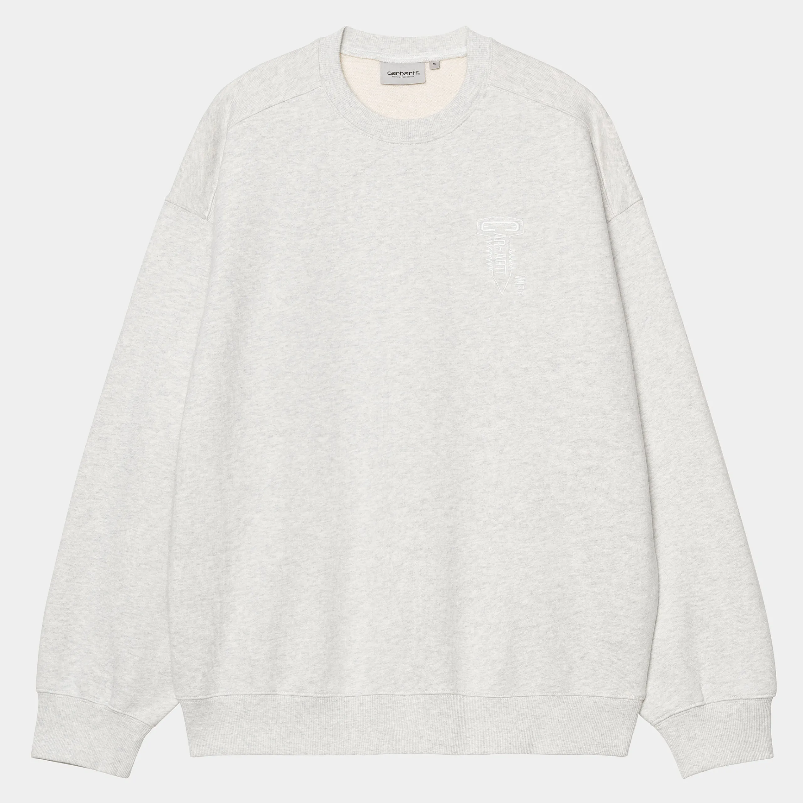 Sweats>Carhartt WIP Cross Screw Sweat Ash Heather / White