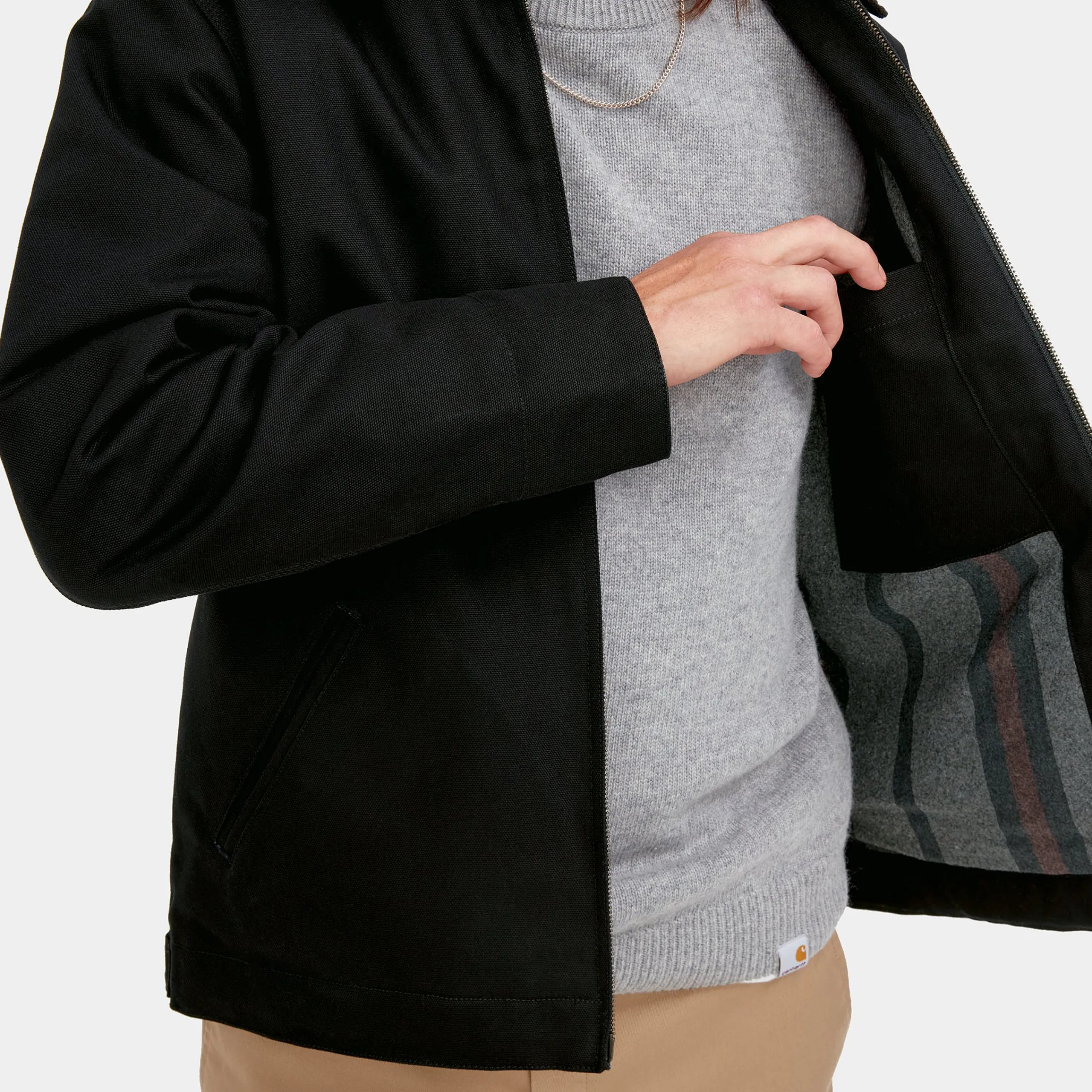 Jacken & Mäntel>Carhartt WIP Detroit Jacket (Winter) Black / Black
