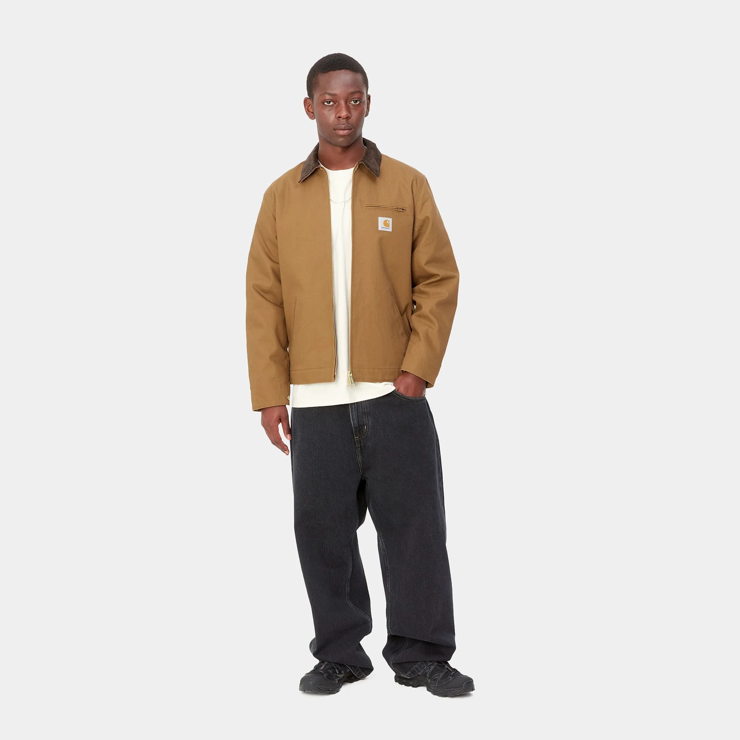 Jacken & Mäntel>Carhartt WIP Detroit Jacket (Winter) Hamilton Brown / Tobacco