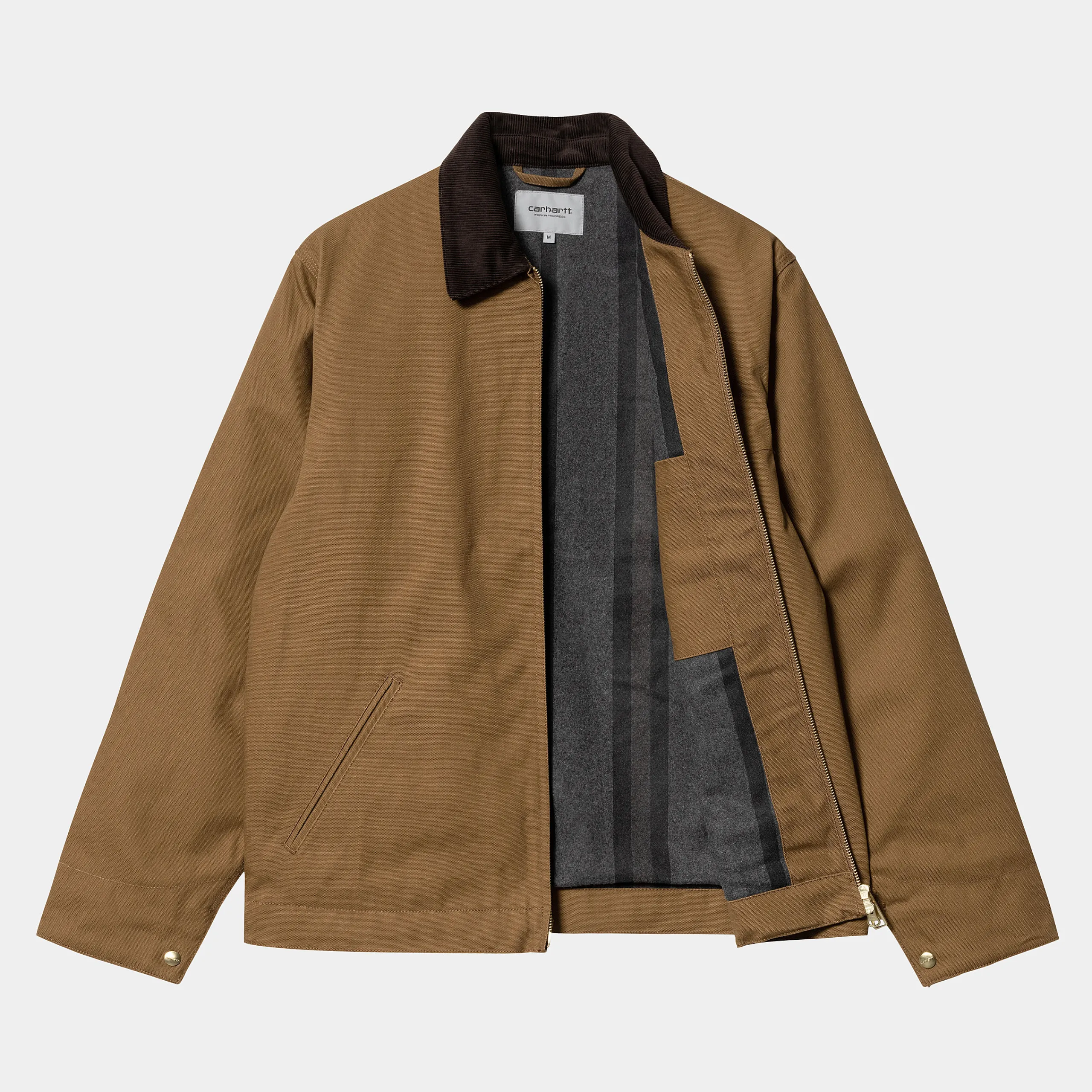 Jacken & Mäntel>Carhartt WIP Detroit Jacket (Winter) Hamilton Brown / Tobacco