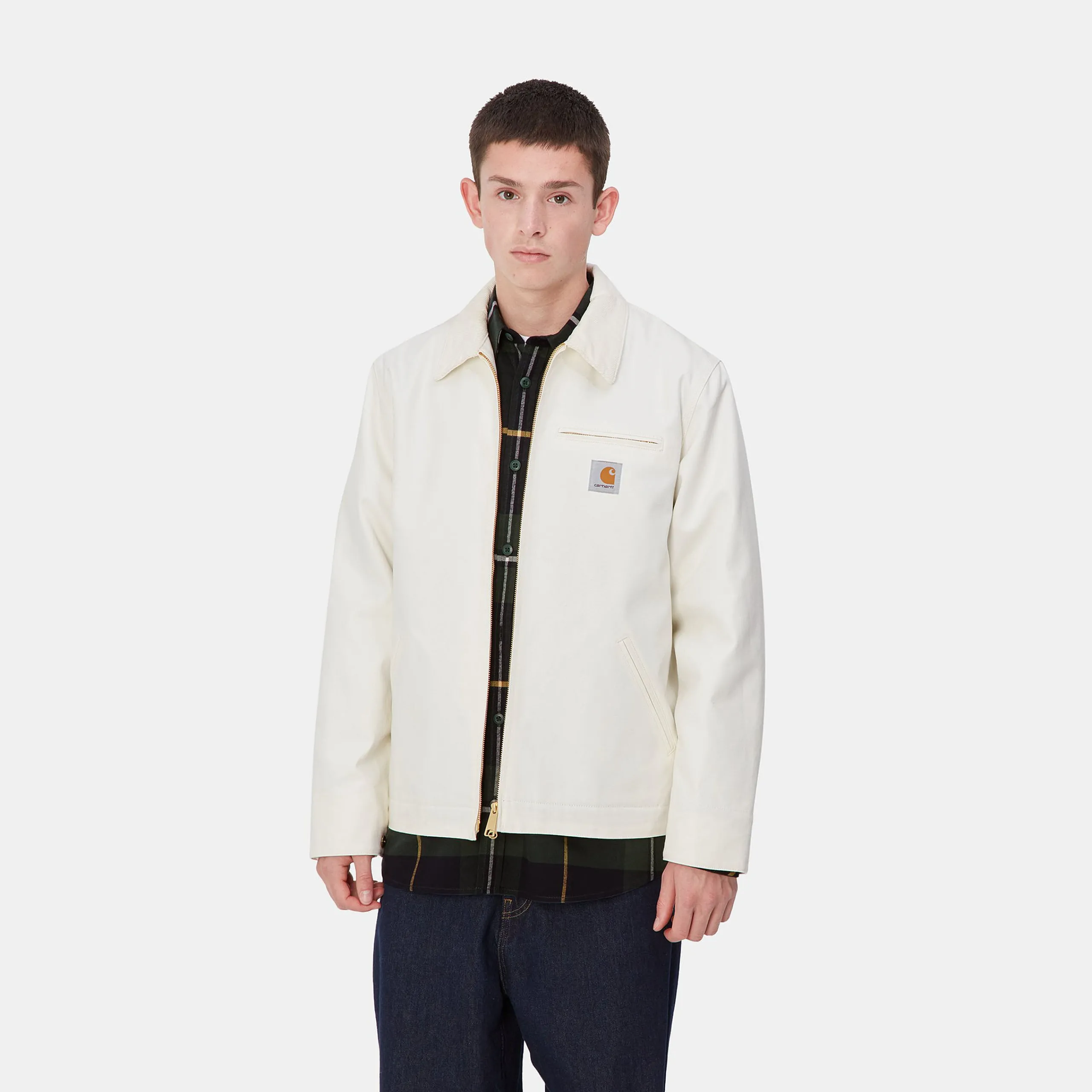 Jacken & Mäntel>Carhartt WIP Detroit Jacket (Winter) Wax / Wax